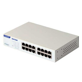エレコム Giga対応16ポートスイッチ(金属筐体/電源内蔵) EHC-G16MN2-HW