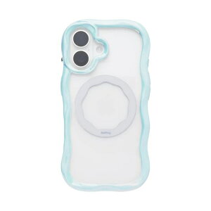Hamee iPhone 17�p iFace BeBling Wave MagSynq �N���A�P�[�X 41-190245 �z���C�g�I�[����