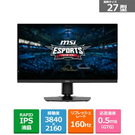 MSI（エムエスアイ） 27型ゲーミングモニター　MAG 272URDF E16 MAG-272URDF-E16 ブラック