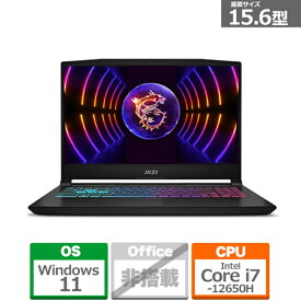 MSI（エムエスアイ） Katana 15 B12V KATANA-15-B12VGK-039JP ブラック