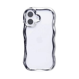 Hamee iPhone 17�p iFace BeBling Wave�N���A�P�[�X 41-190146 �V���o�[