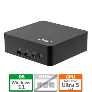 MSI�i�G���G�X�A�C�j �f�X�N�g�b�v�p�\�R���@Cubi NUC AI + 3MG-026JP / Copilot+ PC CUBI-NUC-AI+3MG-026JP ��