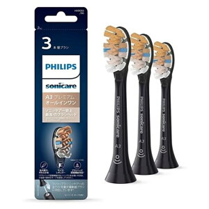 PHILIPS�i�t�B���b�v�X�j �փn�u���V�i3�{�j�v���~�A���I�[���C�������u���V�w�b�h�� HX9093/96 �u���b�N