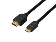 SONY（ソニー） イーサネット対応 HIGH SPEED HDMIケーブル（ミニ端子用） DLC-HEM15 B ブラック　1.5m