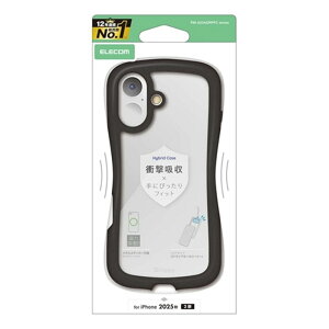 �G���R�� iPhone 17�Ή� Grippy �n�C�u���b�h�P�[�X ���^���X�e�b�J�[�t PM-A25AGRPFCBK �u���b�N