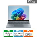 Microsoft（マイクロソフト） Surface Laptop 13 インチ Snapdragon X Plus/16/512 /Copilot+ PC EP2-30740 オーシャン グリーン