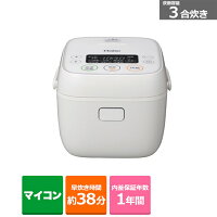 Haier(ハイアール) 炊飯器 JJ-M32B(W) ホワイト 炊飯容量:3合