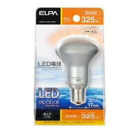 ELPA LED電球ミニレフ形（325lm） LDR4L-H-E17-G611 電球色　30W形相当