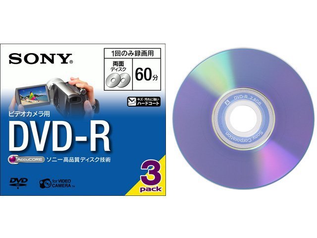 ソニー 高級感 録画用ＤＶＤ－Ｒ 3DMR60A60 【WEB限定】