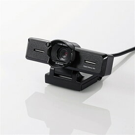 エレコム PCカメラ／800万画素／マイク内蔵／レンズフード付 UCAM-C980FBBK ブラック