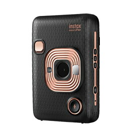 FUJIFILM（フジフイルム） ハイブリッドインスタントカメラ instax mini LiPlay INS MINI HM1 ELEGANT BLACK エレガントブラック