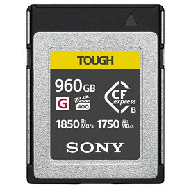 SONY（ソニー） CFexpress　Type B メモリーカード（BURANO対応） 　960GB CEB-G960T 容量：960GB