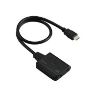 エレコム HDMI(R)分配器 (入力1/出力2) VSP-HD4K120BK ブラック
