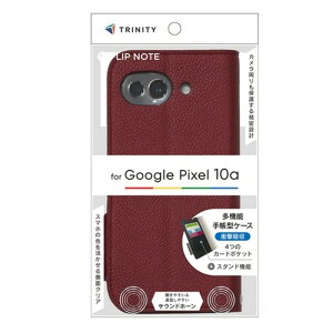 �g���j�e�B Google Pixel 10a�Ή��iFlipNote�j�t���b�v�m�[�g�P�[�X TR-PX2610A-FN-SHWR ���C�����b�h