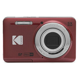 KODAK（コダック） コンパクトデジタルカメラ FZ55RD レッド