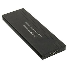 Ainex（アイネックス） USB3．0接続UASP対応　M．2SATA　SSDケース HDE-10 ブラック