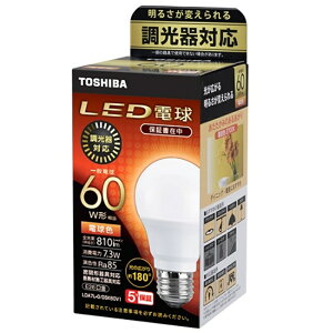 ŁiTOSHIBAj LEDd LDA7L-G/DSK60V1 dF@60W`/E26