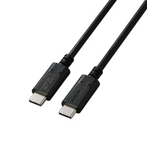 �G���R�� ���񂵂�[�d��p�P�[�u��(USB-C(TM) - USB-C/240W) USB-CCFCP10BK �u���b�N