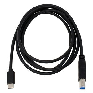 Ainex�i�A�C�l�b�N�X�j USB3.2Gen1 Type-C - Type-B�P�[�u�� 1.5m U31CB-MM15 �u���b�N