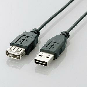 �G���R�� USB2�D0�P�[�u���^���o�[�V�u���R�l�N�^ U2C-DE15BK �u���b�N