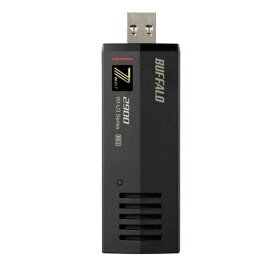 バッファロー（Buffalo） Wi-Fiアダプター Wi-Fi 7(11be) 対応 WI-U3-2900BE2 ブラック