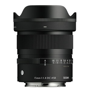 SIGMA�i�V�O�}�j �����p�����Y�@�\�j�[E�}�E���g CONTEMPORARY 15mm F1.4 DC