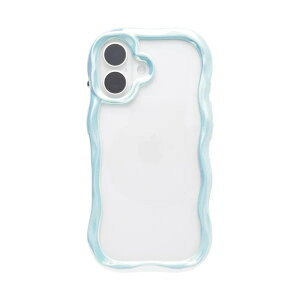 Hamee iPhone 17�p iFace BeBling Wave�N���A�P�[�X 41-190153 �z���C�g�I�[����