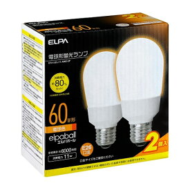 ELPA 電球型蛍光灯 EFA15EL/11-A062-2P