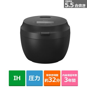 (���������ۏ�)Panasonic�i�p�i�\�j�b�N�j �ψ���IH�W���[���ъ� SR-X710E-K �u���b�N�@���їe�ʁF5.5��