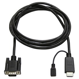 Ainex（アイネックス） HDMI－VGAケーブル AMC-HDVGA20 ブラック