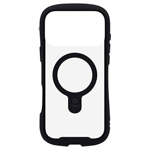 Hamee iPhone 17 Pro Max�p�P�[�X�@iFace Reflection MagSynq �����K���X�N���A �X�}�z�P�[�X 41-183254 �u���b�N