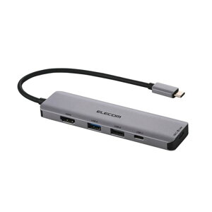 �G���R�� �h�b�L���O�X�e�[�V����5in1�iUSB PD3.1�Ή��j DST-050BP1SV �V���o�[