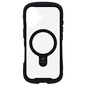 Hamee iPhone 17�p�P�[�X�@iFace Reflection MagSynq �����K���X�N���A �X�}�z�P�[�X 41-183155 �u���b�N