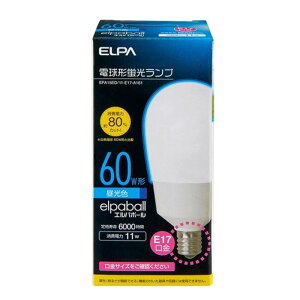 ELPA �d���^�u�����@E17�@60W�@�����F�@1���� EFA15ED/11-E17-A161