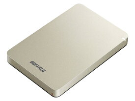 バッファロー（Buffalo） ポータブルHDD HD-PGF1.0U3-GLA ゴールド　HDD：1TB