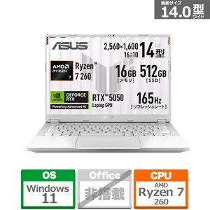 ASUS�i�G�C�X�[�X�j 14�^�Q�[�~���O�m�[�g�p�\�R���@ASUS TUF Gaming A14 FA401UH FA401UH-R7R505016GW ���[�����C�g�z���C�g