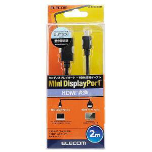 GR Mini@DisplayPort|HDMIϊP[u AD-MDPHDMI20BK ubN