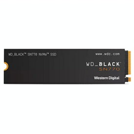 WESTERN DIGITAL SSD　2TB　WD_BLACK SN770 NVMe SSD WDS200T3X0E 容量：2TB