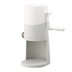ドウシシャ 手動ふわふわとろ雪かき氷器 IS-TY-B5GY ライトグレー