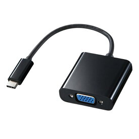 サンワサプライ USB　Type　C－VGA変換アダプタ AD-ALCV01 ブラック