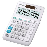 カシオ計算機 W税率電卓 MW-100TC-WE-N ホワイト
