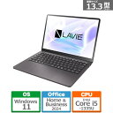 NEC 13.3型モバイルパソコン　LAVIE SOL S1355/JAシリーズ PC-S1355JAB ムーンブラック
