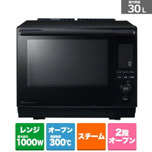 (���������ۏ�)���ŁiTOSHIBA�j �ߔM�����C�I�[�u�������W�@�Ηq�h�[�� ER-D3000C(K) �u���b�N