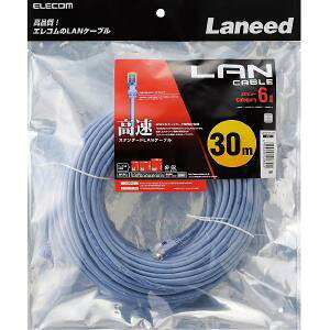 �G���R�� LAN�P�[�u���^CAT6�^���� LD-GPN/BU30 �u���[