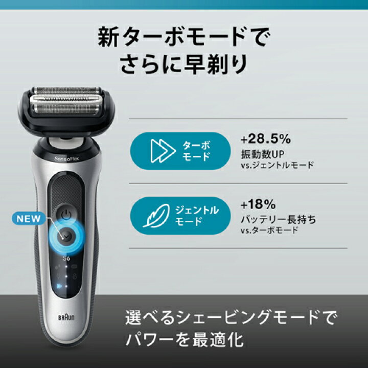 楽天市場】BRAUN（ブラウン） シリーズ6 電気シェーバー 洗浄器付 
