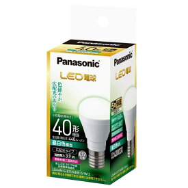 Panasonic（パナソニック） LED電球 LDA4NGE17K40ESW2 昼白色　40W形相当/E17口金