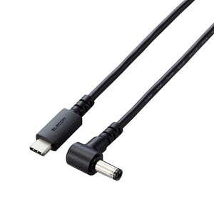 �G���R�� �m�[�gPC�p�[�d�P�[�u��(USB Type-C/DC5.5mm�R�l�N�^�[/100W) DC-PDFE20BK �u���b�N