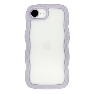 CCCteBA iPhone 16eΉ Wavy Case UNI-CSIP25S-5WCPU p[v