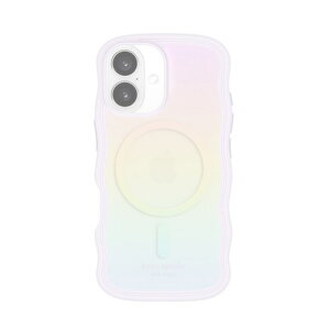 kate spadeiPCg Xy[hj iPhone 16Ή@Kate Spade iPCgXy[hjP[X KS054350 Opal Iridescent