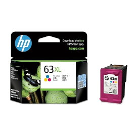 日本HP 純正インクカートリッジ　カラー増量 F6U63AA(HP63XL カラー増量) 3色カラー